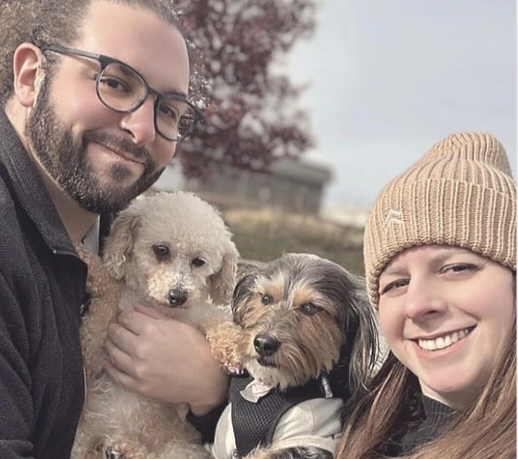 RUFF LIFE Ohio pet sitter with her happy dogs – professional, local pet care services in Parma, Ohio.